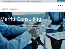 Tablet Screenshot of merrittconsult.com